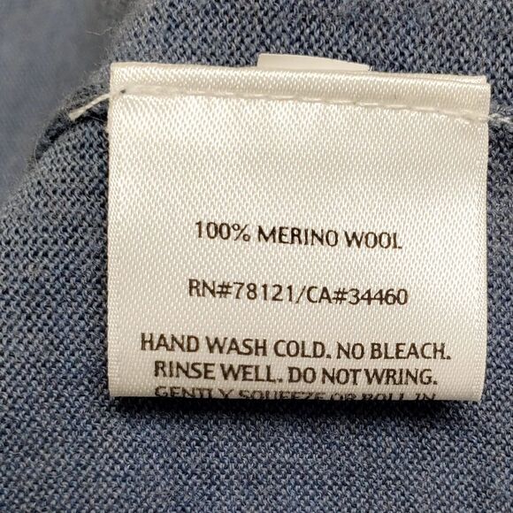 EILEEN FISHER Merino Wool Boat Neck Blouse in Size M - Picture 5 of 7